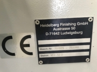 used Heidelberg VFZ 52.D knife folding unit folding machines