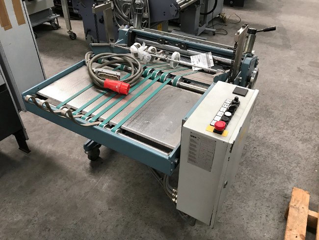 MBO ASP 66-2ME mobile stream delivery with integrated pressing station Used MBO ASP 66-2ME mobile stream delivery with integrated pressing station