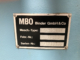 MBO T79 442 folding machine SAP delivery 09