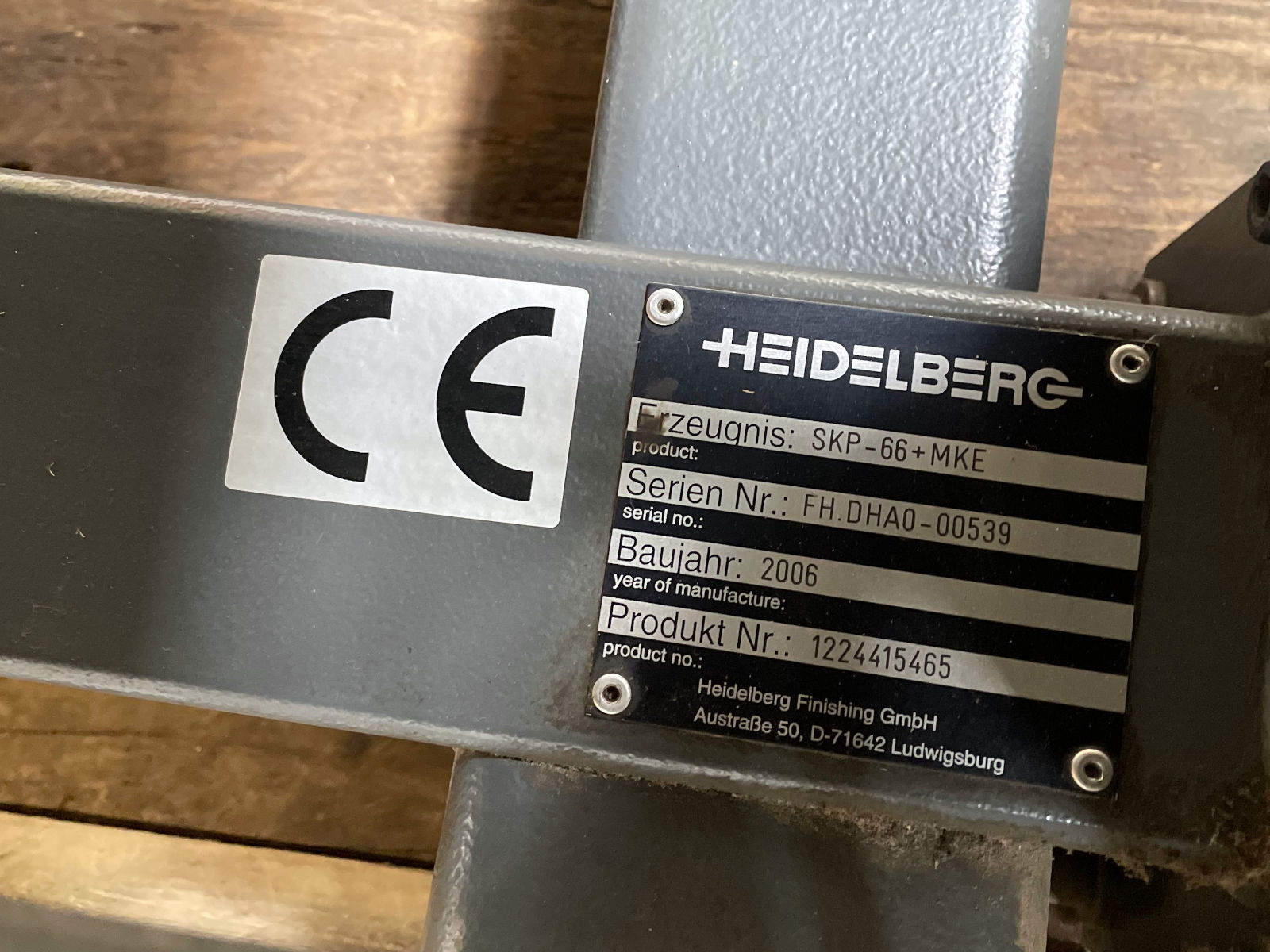 Heidelberg FS 100 66 thread sealing machine 2005 15